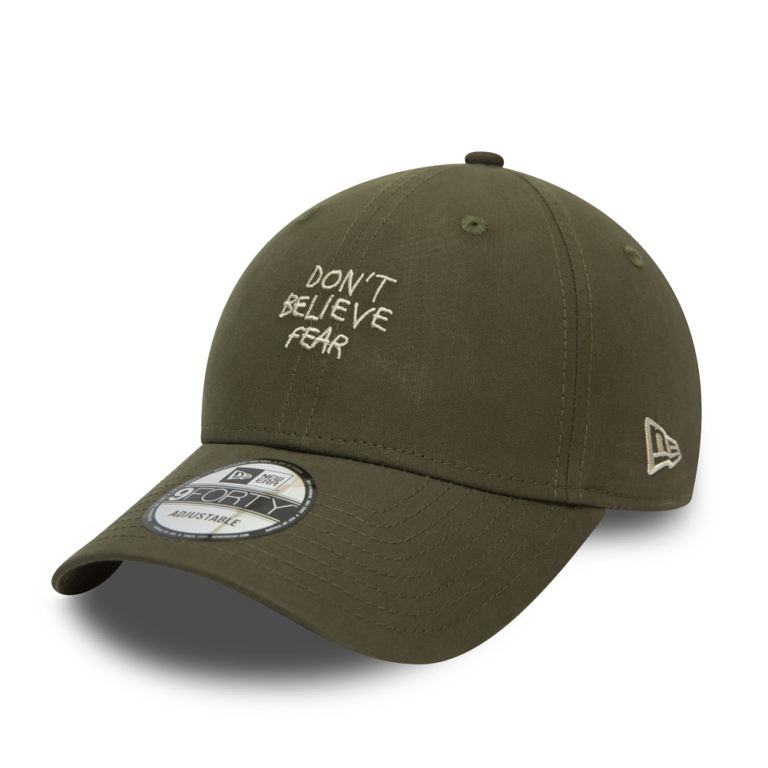 Gorras New Era 9forty Verdes - Leo Fortis Don't Believe Fear 01896YDZI